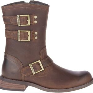 Harley-Davidson Women's Dorilee Brown Engineer Motorcycle Boots